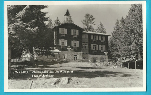 AK Hallerhaus am Hochwechsel.
