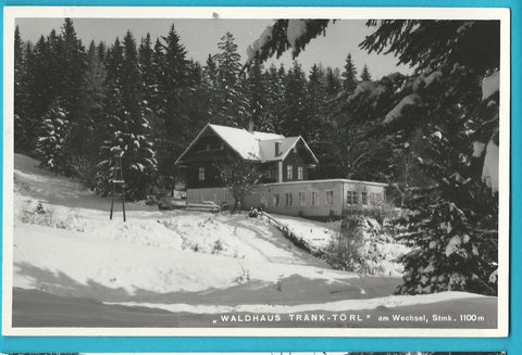 AK Waldhaus Tränk-Törl am Wechsel.