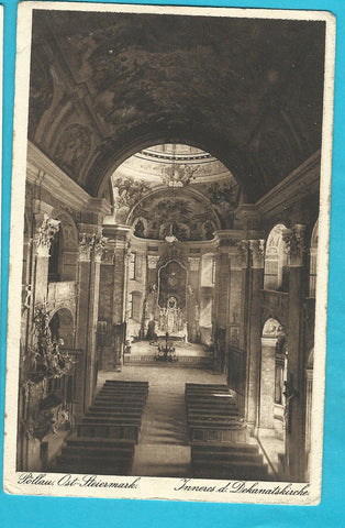 AK Pöllau. Inneres der Dekanatskirche. (1920)