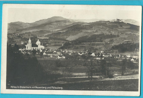 AK Pöllau in Steiermark mit Masenberg und Pöllauberg.(1914)