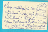 Foto Fahnenweihe und 30jähriges Jubiläum des Musikvereines Pöllau 1925(Personen auf Rückseite zum Teil mit Namen genannt)