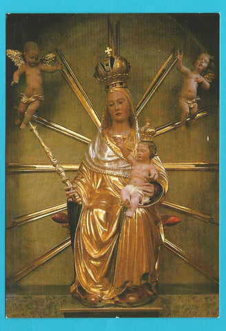 AK Wallfahrtskirche Maria Pöllauberg. Thronende Madonna mit Kind.