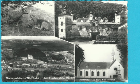 AK St. Johann bei Herberstein. Schloß Herberstein. Maria Fieberbründl.