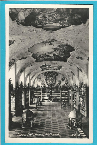 AK Vorau. Bibliothek. (1953)