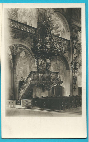 AK Chorherrenstift Vorau. Stiftskirche. Kanzel.