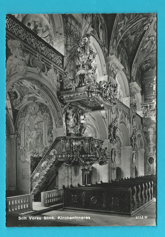 AK Stift Vorau. Kircheninneres.