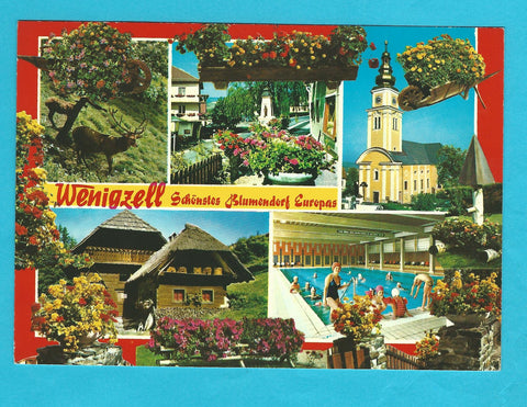 AK Wenigzell. Schönstes Blumendorf Europas.