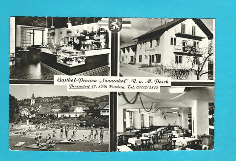 AK Penzendorf 47. Gasthof Pension Sonnenhof R. u. M. Posch.