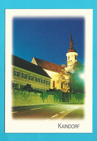 AK Kaindorf. Kirche Nachtaufnahme.