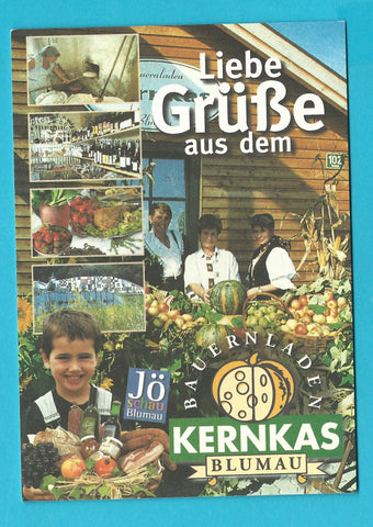 AK Blumau. Liebe Grüße aus dem Bauernladen Kernkas Blumau.