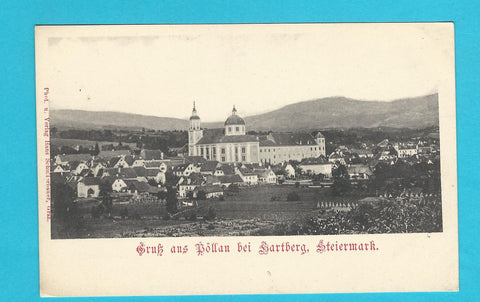 AK Gruß aus Pöllau bei Hartberg.