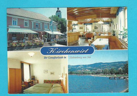 AK Stubenberg am See. Hauptplatz 7. Kirchenwirt.