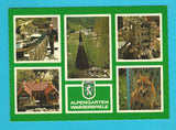 AK Waldbach. Alpengarten-Wasserspiele. A. u. F. Wiedner. Arzberg 43.