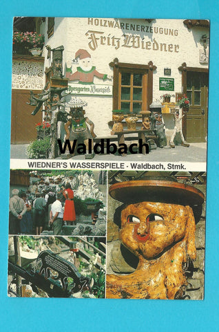 AK Waldbach. Wiedner's Wasserspiele.