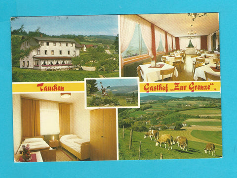 AK Tauchen. Gasthof Zur Grenze.