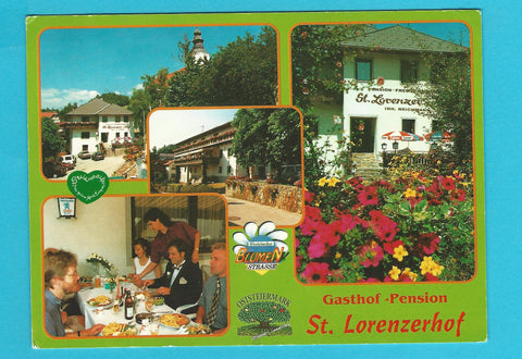 AK St. Lorenzen am Wechsel 2. Gasthof Pension Alois Reichmann.