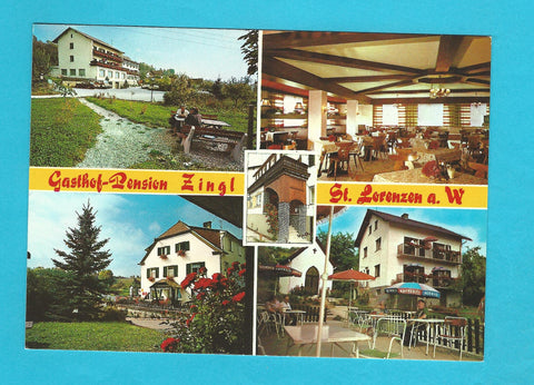 AK Dechantskirchen St. Lorenzen am Wechsel. Gasthof Pension Zingl. Burgfeld 13.