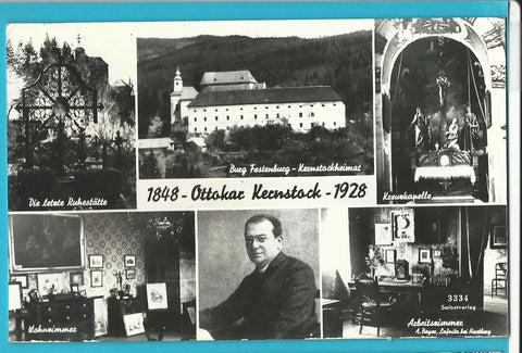 AK Festenburg. Ottokar Kernstock 1848-1928.