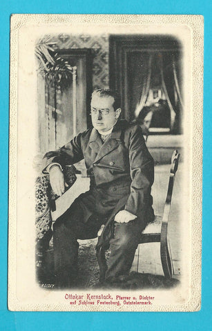 AK Ottokar Kernstock, Pfarrer und Dichter auf Schloss Festenburg.