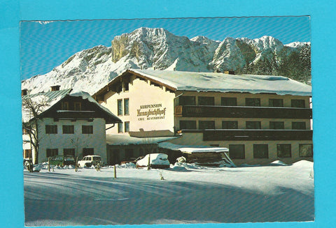 AK Dürrnberg bei Hallein. Kurhotel Kranzbichlhof gegen den Untersberg.