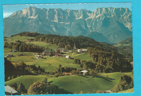AK Kurort Dürrnberg (Hallein) gegen Untersberg.