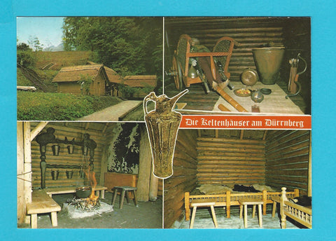 AK Die Keltenhäuser am Dürrnberg.