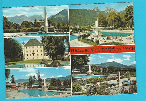 AK Hallein. Schloßbad und Jugendherberge Wispach.