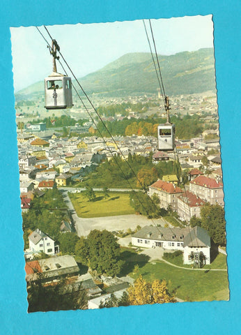 AK Hallein, mit Seilbahn nach Dürrnberg.