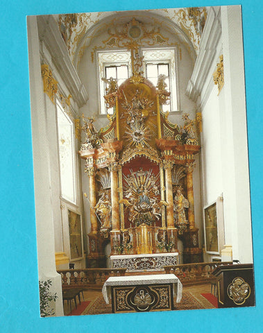 AK Bad Dürrnberg bei Hallein. Wallfahrtskirche Mariä Himmelfahrt, Hochaltar.