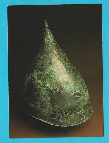 AK Keltenmuseum Hallein. Kelten in Mitteleuropa. Salzburger Landesaussstellung 1980. 5. Bronzehelm, Hallein-Dürrnberg 400-350 v. Chr.