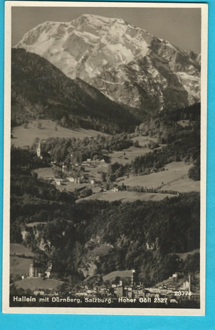 AK Hallein mit Dürrnberg. (1930)