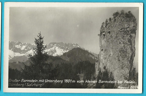 AK Großer Barmstein mit Untersberg vom kleinen Barmstein bei Hallein.