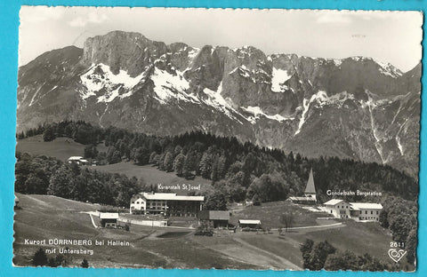 AK Kurort Dürrnberg bei Hallein mit Untersberg.