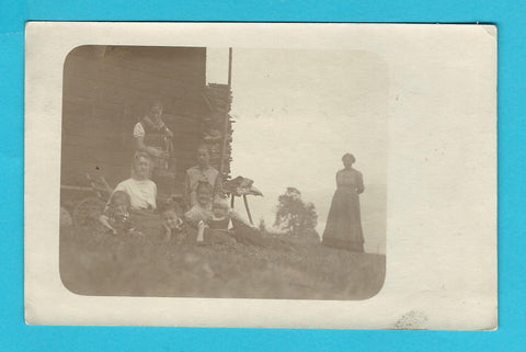 AK-Foto Gelaufen in Dürrnberg.