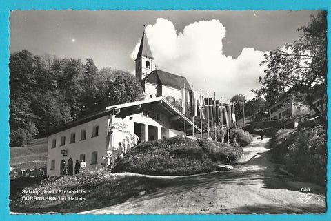 AK Salzbergwerk Einfahrt. Dürrnberg bei Hallein.