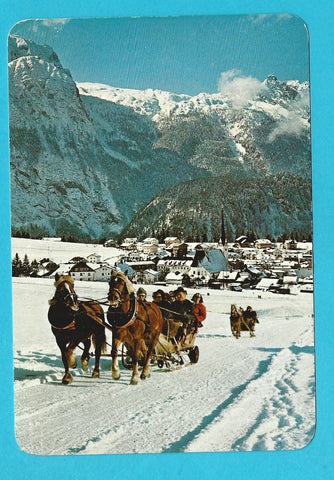 AK Abtenau. Schlittenfahrt.