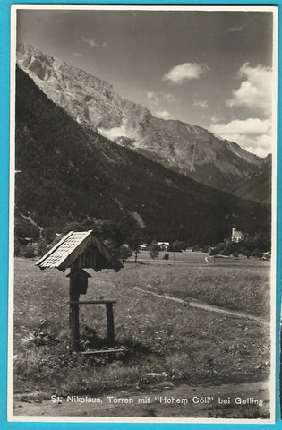 AK St. Nikolaus, Torren mit Hohem Göll bei Golling. (1929-30)