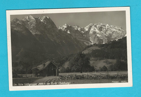 AK Die Hohe Göllgruppe von Kuchl.