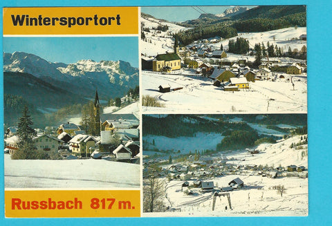 AK Russbach am Paß Gschütt.