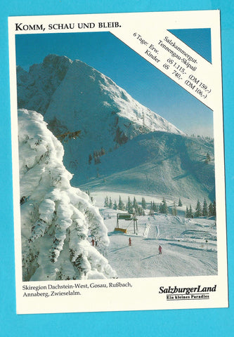 AK Skiregion Dachstein-West, Gosau, Rußbach, Annaberg, Zwieselalm.