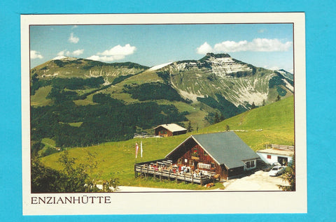 AK St. Koloman. Enzianhütte am Trattberg.