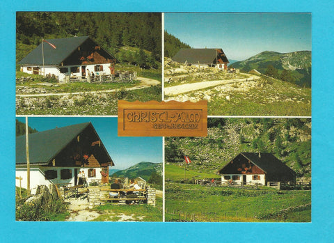 AK St. Koloman. Jausenstation Christl-Alm. Bes. Josef u. Beatrix Neureiter.