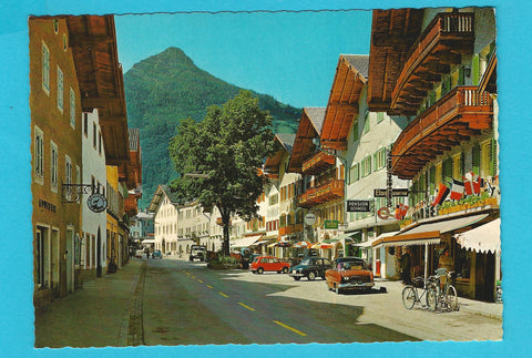 AK Golling. Marktstraße gegen Kratzspitz.