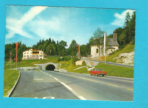 AK Golling Pass Lueg mit Gasthof Passhöhe und Maria Brunneck.