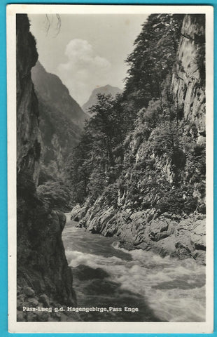 AK Pass-Lueg g. d. Hagengebirge, Pass Enge.