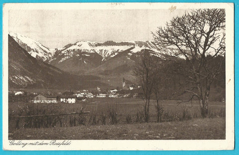 AK Golling mit dem Rossfeld.