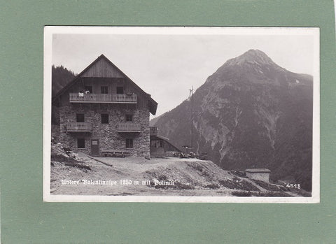 AK Untere Valentinalpe (Hütte) mit Polinik.