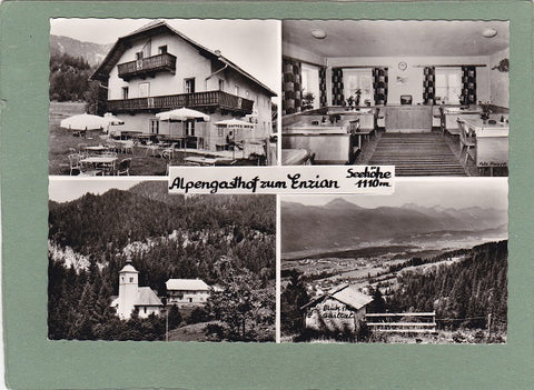 AK St. Stefan i. Gailtal. Alpengasthof „Zum Enzian“ (T. u. J. Schmied).