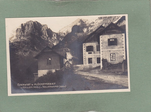 AK Ederwirt im Plöckengebiet m. Cellon u. Kellerwand.