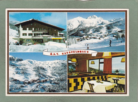 AK Sonnenalpe Naßfeld. Naßfeldhaus. Pächter: Erich und Gertrude Schwager.
